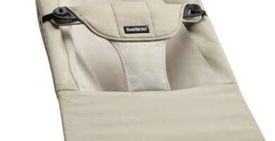 BabyBjörn Hamaca Balance Soft, Algodón, Caqui - Beige sillamecedorabebe.com