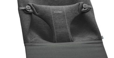 BabyBjörn Hamaca Bliss, Jersey 3D, Gris carbón sillamecedorabebe.com